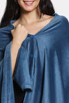 Zivame Velour Sleep Shrug - Reflecting Pond — thumbnail 5